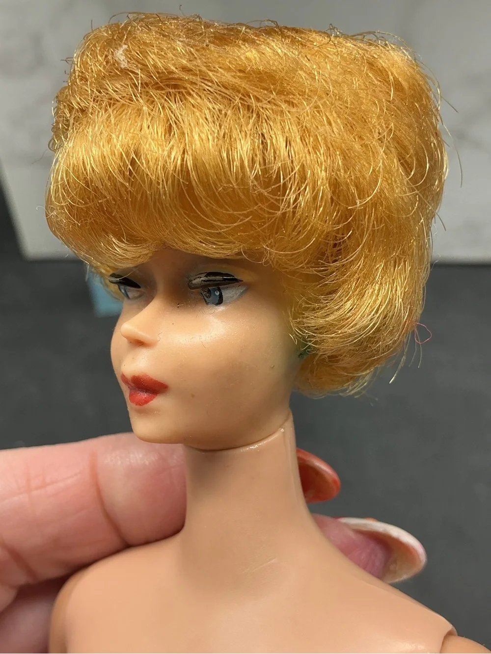 Barbie Blonde Bubblecut Doll in Black & White Zebra Suit